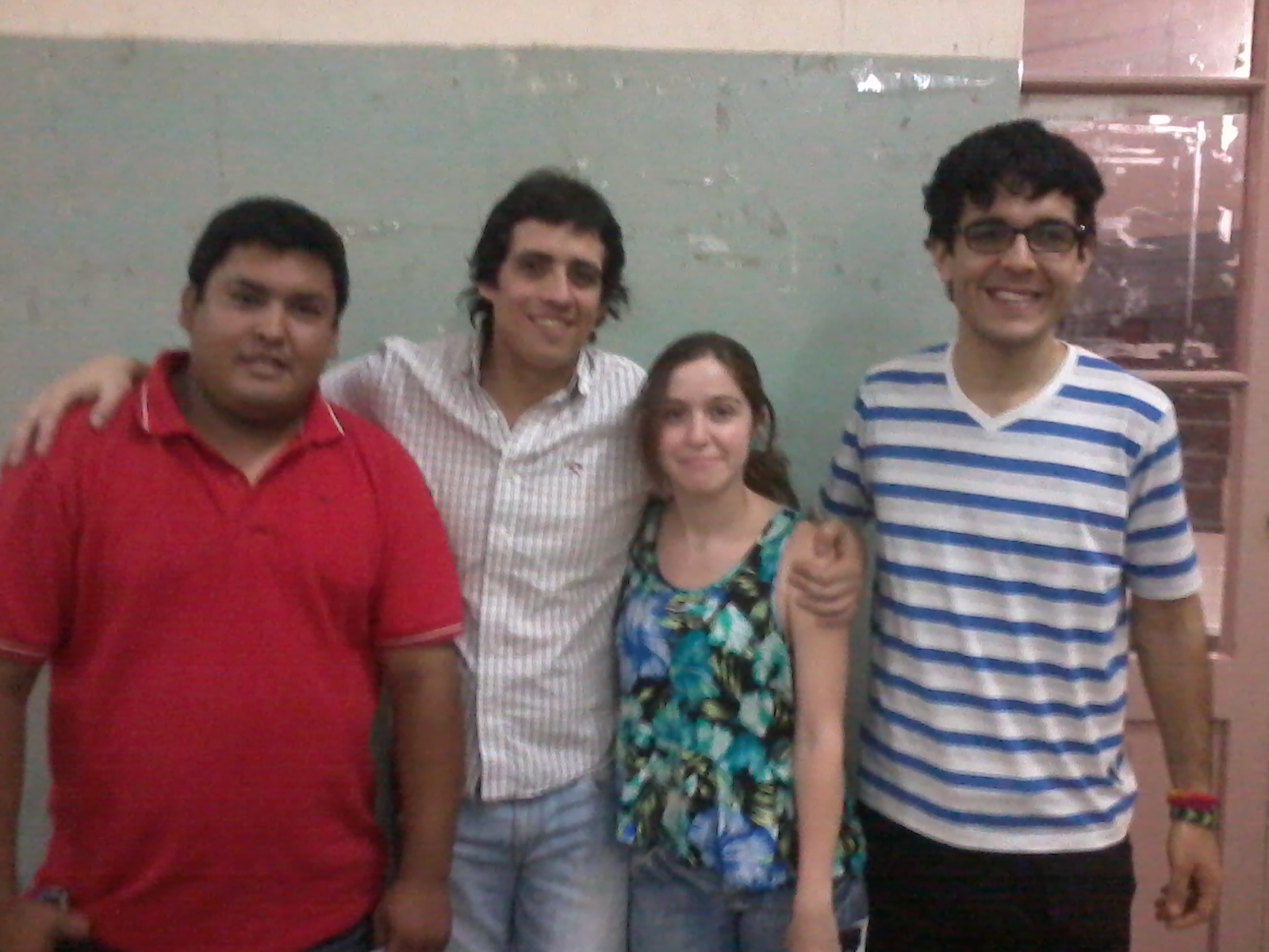 Alumnos que viajaron a Buenos Aires al Seminario de Juventud Educación y Medios